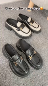 DEVOUE - #046 Sepatu Sandal Sport Sneakers Slip-On Fashion Wanita Import Premium Quality Korea Sytle Terbaru Free Box Shoes
