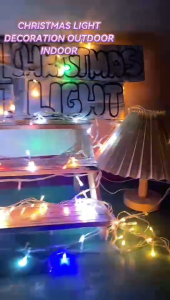 JOMO Christmas Light Buy 1 Take 1 AC220V 10M LED String Fairy Light IP67 Waterproof Multicolor Fairy Lamp For Christmas Holiday Wedding Patio Garden Balcony Backyard Party Ornament