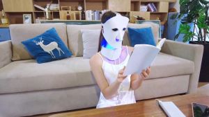 foreverlily LED Facial Mask Electric LED Therapy Mask Facial Skin Rejuvenation Photon Face light Therapy Wrinkle Acne care