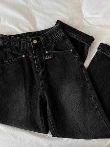 Plus Size Ladies Fall Winter Fashion Pear-Shaped Wear High Waist Wide Leg Female New Arrival Vintage Fleece-Lined Heattech Straight-Leg Trousers