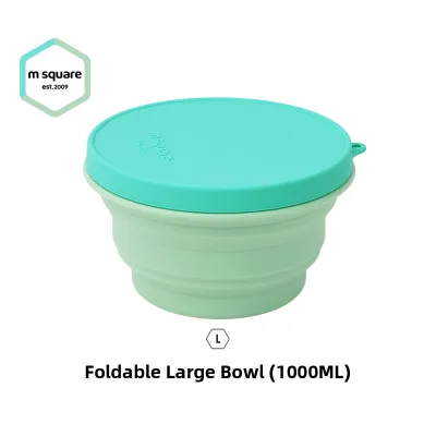 M Square | Foldable Portable Food Grade Silicone Bowl
