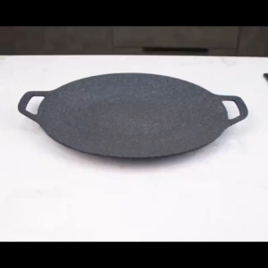 Kitchen Grill Pan Non Stick Pan Oil Frying Baking Pan Outdoor Camping Korean BBQ Stone