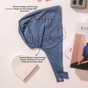 Hijab Belakang Anti Geser Elastis Ukuran Besar - Inner Hijab Adem Daleman Warna Ungu Terlaris