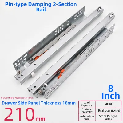 YANU | Buffered Soft-Close Slide Rail Hidden Drawer Design Heavy-Duty Silent
