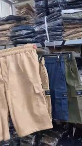 Quần short kaki túi hộp bé trai cao cấp quần kaki bé trai hot trend hè (M6)