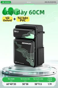 BENNUO | Ba lô ghế câu cá PVC chống nước chịu mài mòn dày dặn