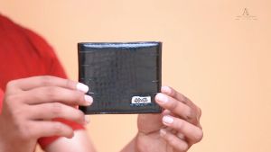 AMT K9106 Dompet Kartu Pria Bahan Kulit PU Leather Premium motive buaya