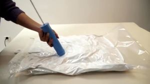 Reusable Vacuum Sealer Bag Travel Storage Resealable Compressed Convenient Storage Home Storage Bag and Hand Pump