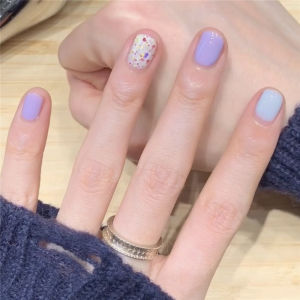 Two-Moons Water-Based Nail Polish No Baking Odorless Tear-Off Cheese Box Raw Coconut Milk Blue Aromatic Taro Milk Nail Polish