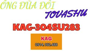 Ống đũa muỗng Tovashu KAG-304SU283 Inox Nhật 304 kệ 2 ngăn vuông vít treo tường cao cấp dập khuôn cao 17.5 cm Hàng Y Hình