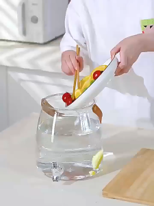 Drink Dispenser for Fridge with Spigot and Filtering for Picnic Outdoor Camping