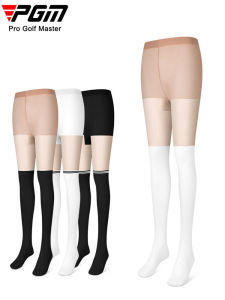K-style PGM Golf Sun Protection Leggings Womens Concealer Anti-Snagging Thin Pantyhose Stockings Patchwork Socks