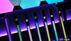 Thanh  led RGB nháy theo tiếng nhạc ( kèm đế)