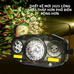 Bóng Đèn LED Disco Magic 2025 Với Hiệu Ứng Sóng Nước Đèn Strobe DJ Đèn Laser RG Nhiều Màu Sắc Kích Thước Lớn Dùng Trang Trí Trong Nhà Tiệc Tùng Lễ Hội