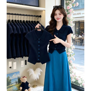Shalldoer | Bộ Đầm và Áo Phong Cách Tối Giản Elegance Mới Cho Phụ Nữ Mùa Hè