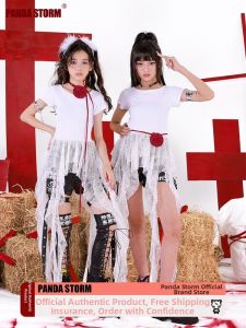 PANDA STORM | Dancewear Set Lace Jazz T-Shirt and Long Skirt for Girls