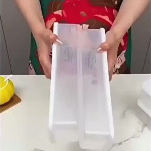 1/3/6pcs Refrigerator Side Door Storage Box Food Vegetable Fruit Eggs Fresh Organizer Household Kitchen Fridge Containers Boxes