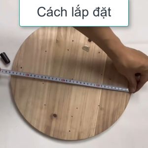 01 Mâm xoay tròn 360 độ làm kệ-tủ-mâm xoay bằng thép chống gỉ có bi (5.5-14inch tùy chọn)