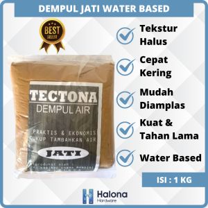 Dempul Kayu Jati 1 Kg Water Based Siap Pakai