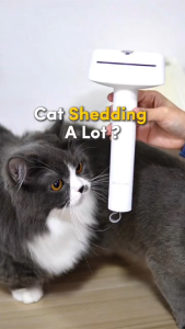 EZPET 🐱【3in1 Multi-Functional Pet Grooming Comb】Pet Brush Hair Removal Cat Comb Brush Massage Sikat Bulu Kucing多功能宠物除毛梳子