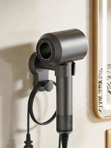 youqin | Wall Mounted Hair Dryer Holder Bathroom Storage