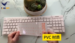 5PCS Korean Keyboard Stickers PVC Desktop Keyboard Sticker Replacement For Computer Laptop