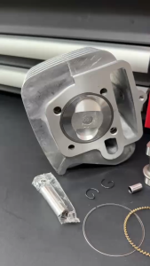 เสื้อลูกเวฟ100sลูก53-54มิล พร้อมแคมแต่ง ลูกเชียร์ปาดหัวหลบวาล์ว เสื้อสูบขัดลื่นพร้อมซิ่ง