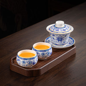 XIANGYE | Home Use Gongfu Tea Ceramic Set Blue and White