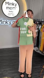 Bộ cộc thun lạnh Minky Mom cho bé 7- 28 kg TN-IN167