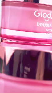 Promo Terbaik - Glad2Glow Double Bright Day Cream Niacinamide Essence glowing moisturizer BB cream sensitif barrier brightening smooth waterproof tone up Menjaga kelembapan kulit