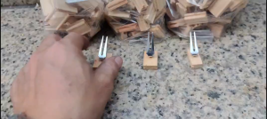 Sét 10 Xiên hoa quả trái cây cho chim ( ghim trái cây ghim chuối )