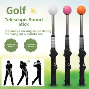 GOG | Golf Swing Trainer with Rubber Grip and Sound Feedback Stainless Steel Shaft