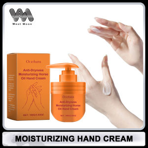 Horse Oil Hand Cream Nourish Dry Skin Moisturizing Soften Anti Cracked Repair Skin Barrier Fragrant Brighten Hand Care Product