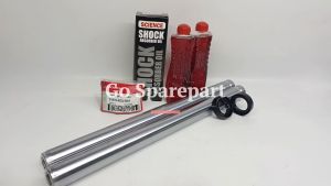 (HEMAT) KOJ PAKET AS SHOCK DEPAN BEAT DELUXE GENIO SCOOPY STREET NEW 2020-2022 + 2 PCS OLI SOK HONDA + 2 PCS SEAL SHOCK DEPAN + 2 PCS TUTUP ABU / SKOK / SEKOK / SATU SET SOK DEPAN / AS SOK DEPAN / SIL SHOK / SEL SOK / TUTUP DEBU / SHOCKBRAKER DEPAN GENIO