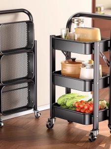HANYUXUAN | Moveable Kitchen Storage Rack with Wheels