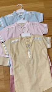 Little Esquina Setelan Koko Kurta Anak Laki-laki Lengan Pendek Usia 1 sampai 8 Tahun LE 2135