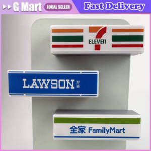 Luminous Refrigerator Magnet Mini 711 Whole Family Store Magnetic Light Sign Fridge Stickers Creative Home Decor Magnet Ornament