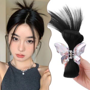 Ins Y2k Shaggy Hairstyle Hair Accessories Wig Barrette Women Girls Wig Bun Hair Claw Clip