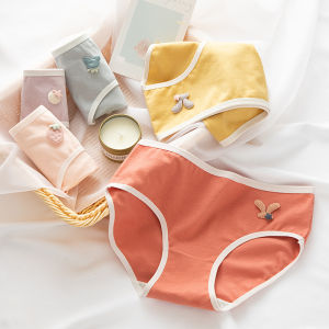 BEE - Cd Wanita Polos Undies Mid Waist / Celana Dalam Wanita Imut Katun Import CS08