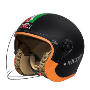 ANDIYA | 3C Certified Dual Lens Winter Warmth Half Helmet