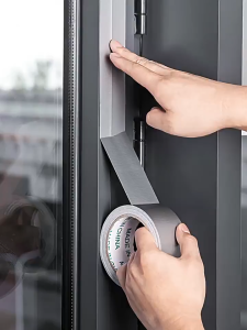 5cm x 10M Silver Foil Tape Waterproof Weatherproof Sealing Tape for Window Gap Repair Pita Kalis Air