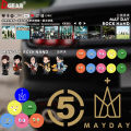 Mayday Car Stickers Electric Vehicle Motorcycle Window Glass Decals Personalized Creative Album Song Lyrics Vehicle Decals. 