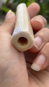 Pipa Gading Lokal Asli 10cm Segilapan Lengkung Mulus