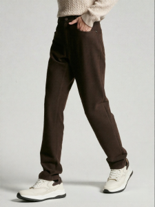 Fashionable Business Brown Casual Trousers