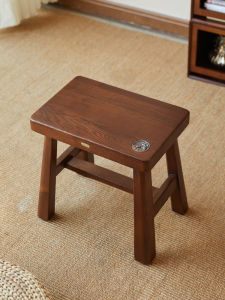 Stool พื้นฐาน ทรงพื้นฐาน สไตล์โมเดิร์น ไม่ต้องประกอบ ไม่ต้องปรับแต่ง วัสดุไม้ โครงสร้างพื้นฐาน แหล่งกำเนิด Guangdong