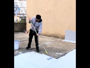 JAYSUING สีกันซึม กาวกันน้ำรั่วซึม สีทากันรั่วซึม โพลียูรีเทนกันซึม กันซึมหลังคา ดาดฟ้า แห้งไว