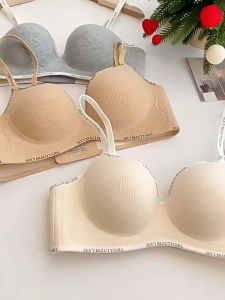 Stella Fashion Korean Fashion Wireless Bra - Anti-Sagging Seamless Padded Bralette | Soft & Smooth Push Up Bra