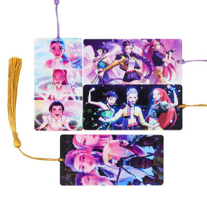 บุ๊คมาร์คอะคริลิคหน่วยแม่มดนักล่า ตัวทำเครื่องหมายการอ่านที่สร้างแรงบันดาลใจและพู่ แฟนการ์ตูนอะนิเมะและคนรักหนังสือ