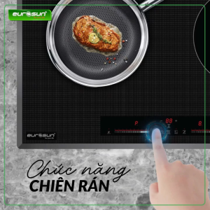 Bếp từ đôi thông minh Eurosun EU T710PRO mặt kính Euro Platinum công suất mạnh mẽ