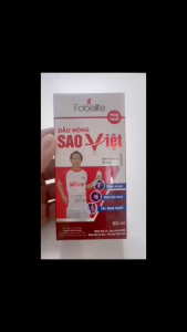 Dầu Nóng Sao Việt Fobelife Xoa Bóp Bong Gân Đau Nhức Xương Khớp_Chai 60/100ml